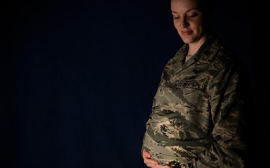 Air Force Maj. Lindsay Andrew, 47th Flying Training Wing Inspector General inspections team member, poses for a photo on Laughlin Air Force Base, Texas, Feb. 19, 2016. (U.S. Air Force photo/Senior Airman Ariel D. Partlow)