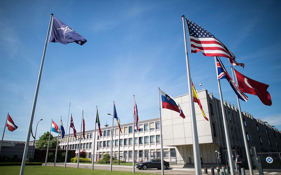 NATO headquarters in Brussels, Belgium