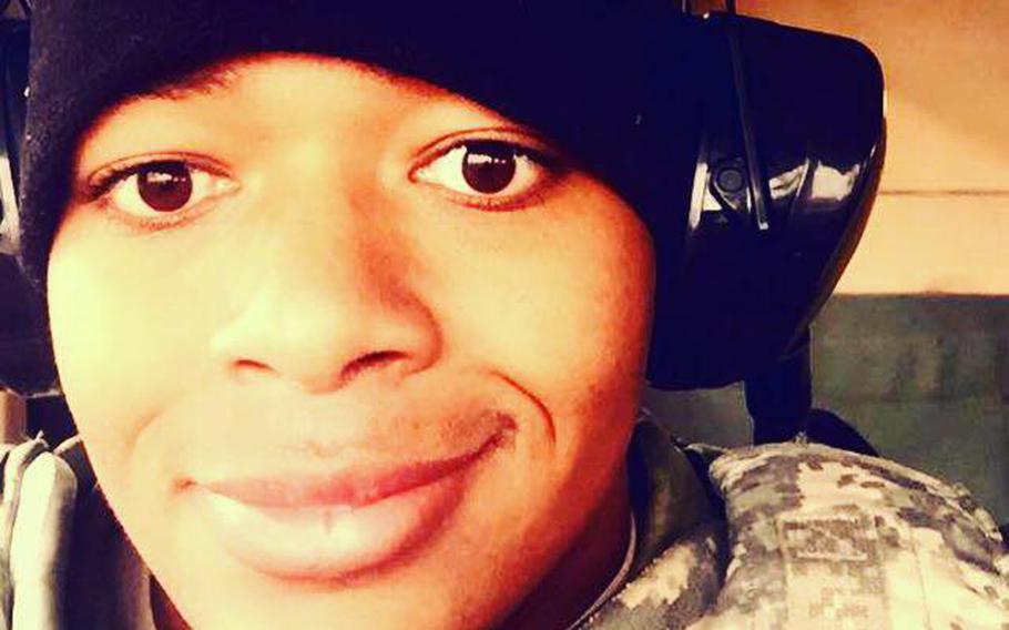 Spc. Xavier Joseph Harden, 23, was visiting a lake with his wife and 3-year-old child when he drowned after entering the water to pull a raft to shore. Harden could not swim.