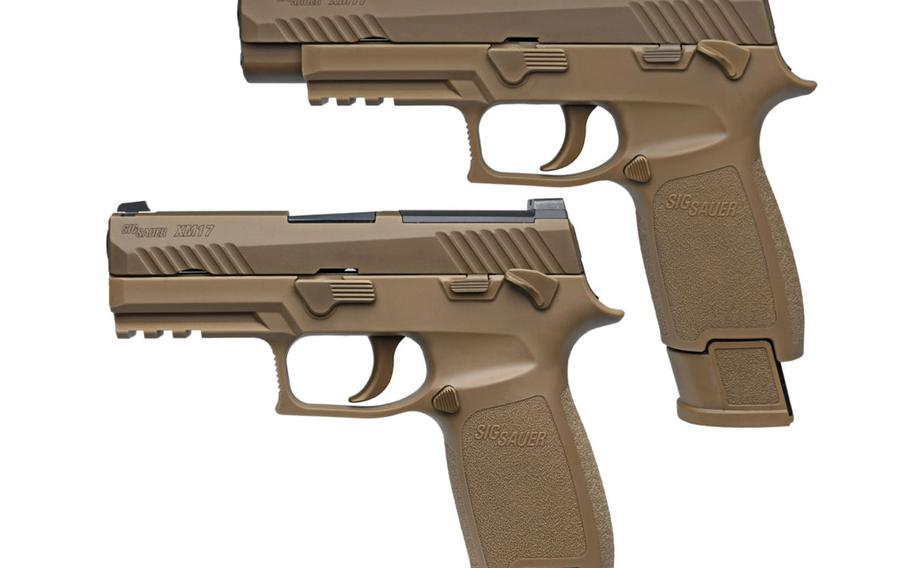 Sig Sauer's P320 will be the model for the Army's standard sidearm for the next decade, replacing the Beretta USA-made M9 9-millimeter pistol.
