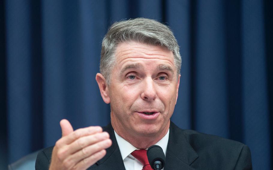 Rep. Rob Wittman, R-Va., at a House Committee on Armed Services hearing on Thursday, Sept. 7, 2017, on Capitol Hill.