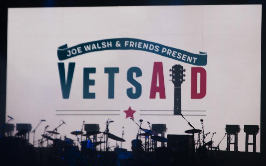The stage is set for VetsAid at George Mason University in Fairfax, Va., Sept. 20, 2017.