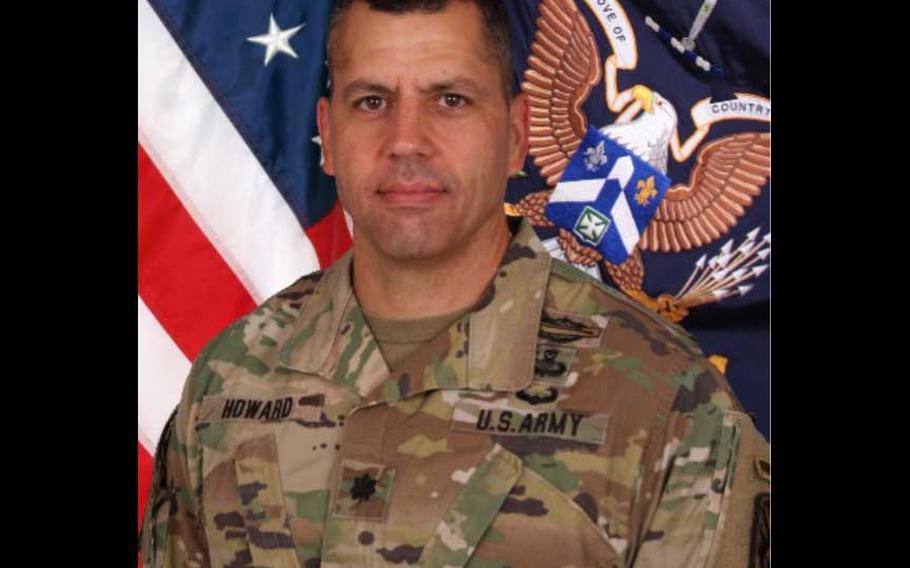 Army Lt. Col. Robert Howard was relieved of command of the 2nd Battalion, 58th Infantry Regiment, 198th Infantry Brigade.