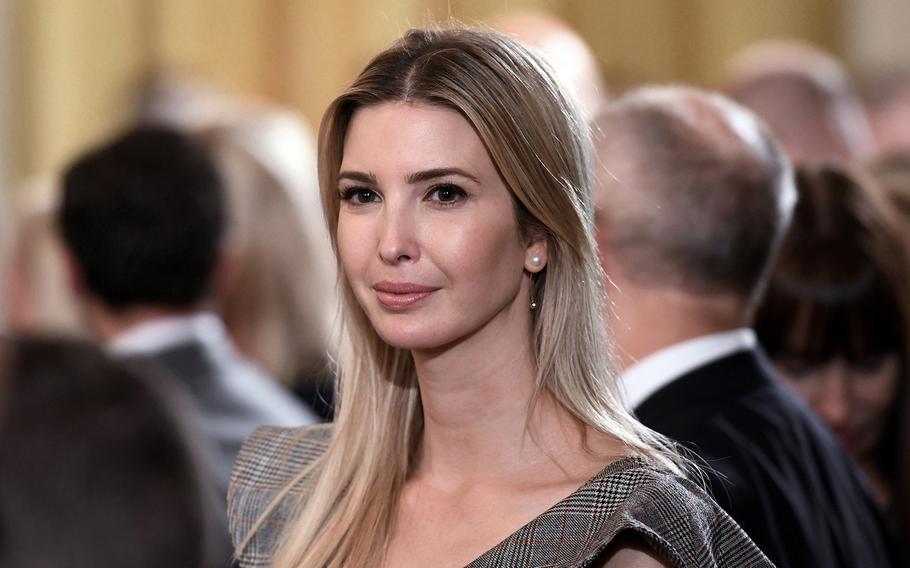 Ivanka Trump on October 26, 2017, in the East Room of the White House in Washington, D.C.