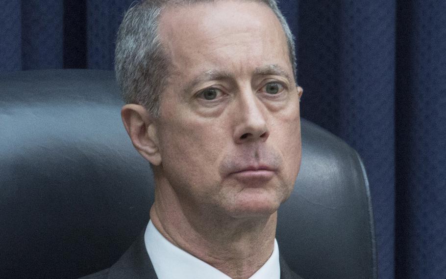 House Armed Services Committee Chairman Mac Thornberry, R-Texas, listens during a hearing in March, 2018.