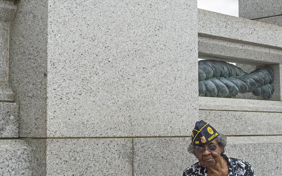 The Friends of the National World War II Memorial hosted a ceremony and wreath presentation at the World War II Memorial's Atlantic Arch to commemorate the 74 years since 160,000 Allied troops landed along a 50-mile stretch of heavily fortified French coastline to fight Nazi Germany on the beaches of Normandy, France.