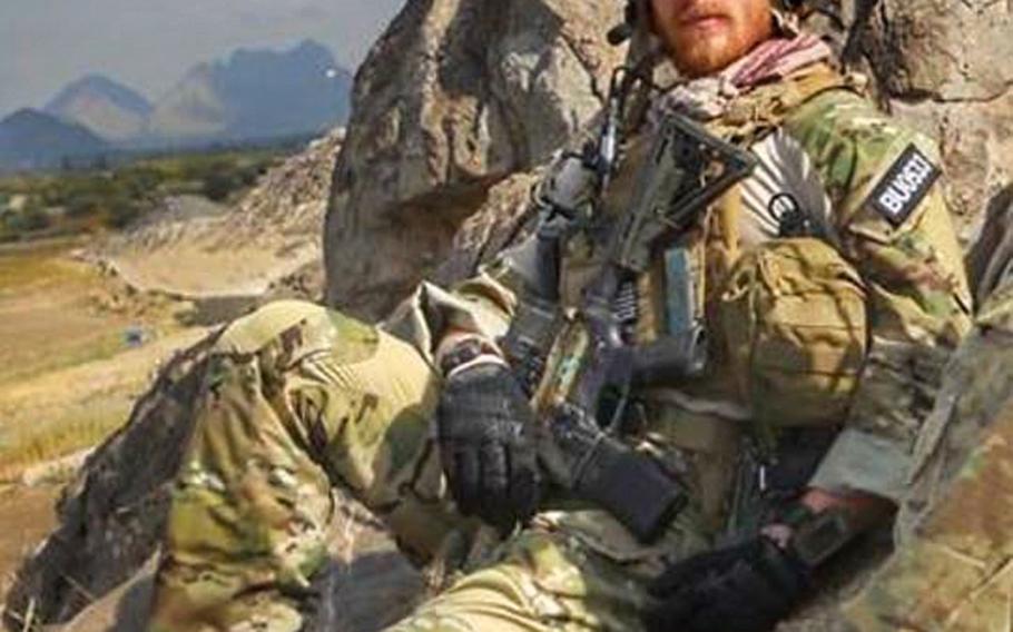 Jared Bullock on deployment in Afghanistan in 2013. 