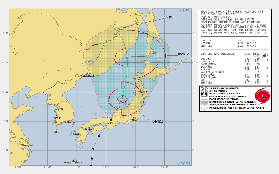 Tropical Storm Jebi