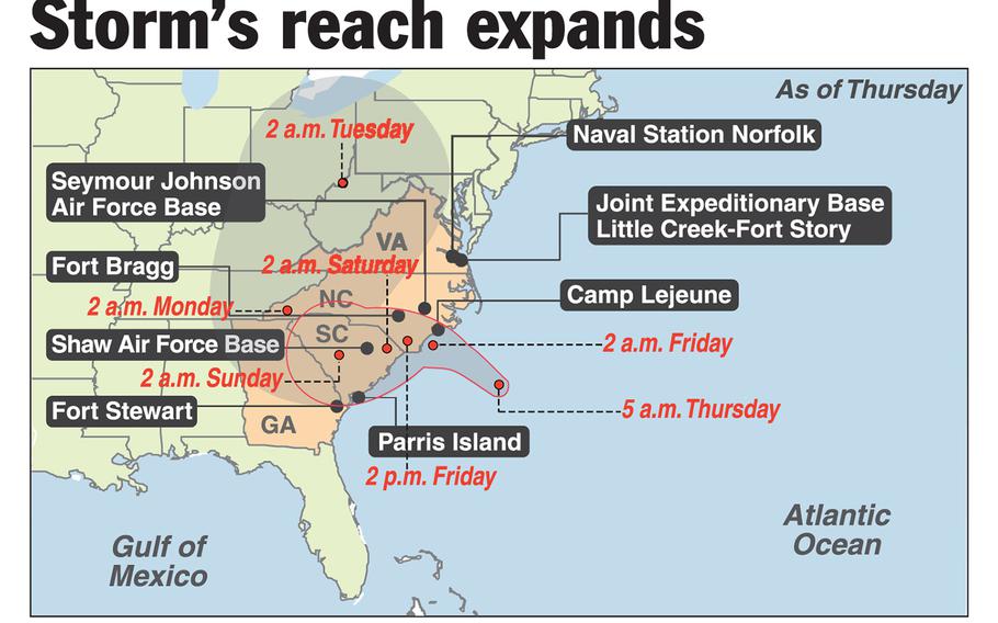 SOURCES: NOAA, Google Maps, AP