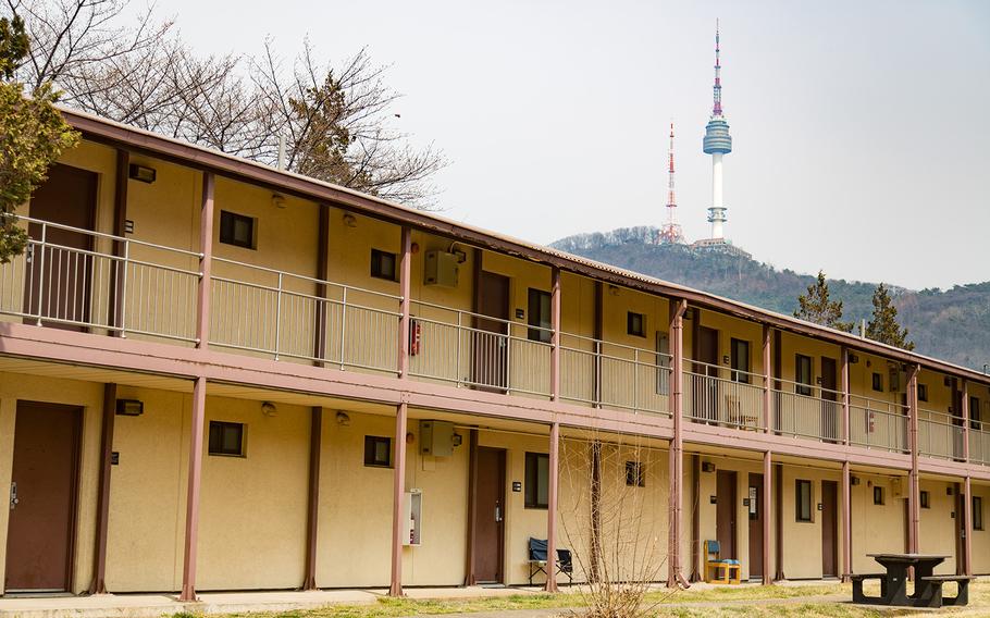 Yongsan Garrison is located in the Yongsan District of Seoul, South Korea.
