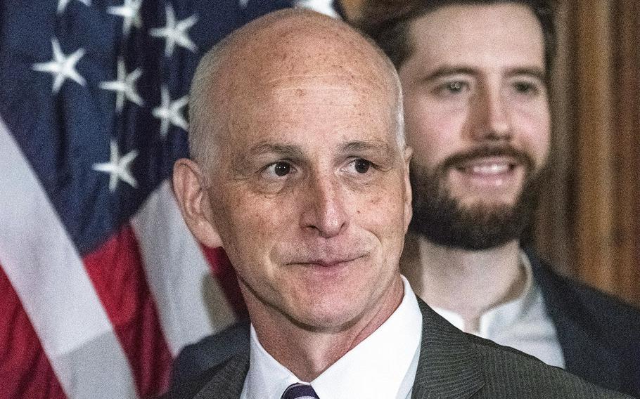New House Armed Services Committee Chairman Adam Smith, D-Wash., at a Capitol Hill ceremony on Jan. 3, 2019.
