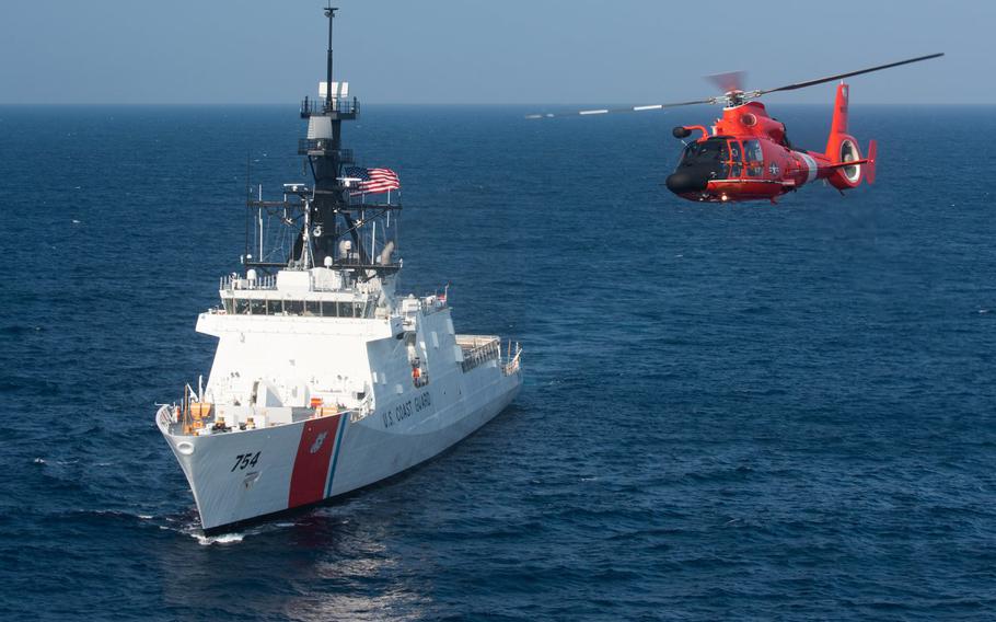 Roughly 41,000 Coast Guard members were bracing for the partial government shutdown to deny them paychecks on Tuesday, Jan. 15, 2019.
