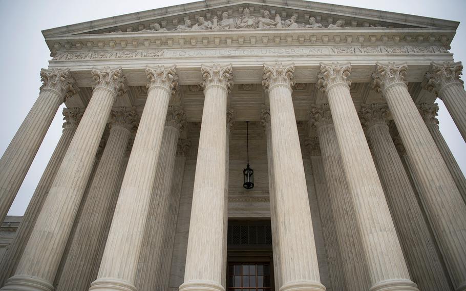 The U.S. Supreme Court building is seen in Washington on Feb. 5, 2020.