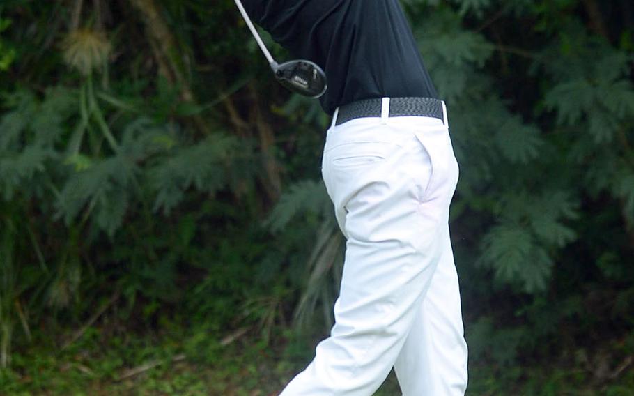 Kadena senior Beau Black has gone back and forth with his Kubasaki upperclass counterpart Bryce Tobin all season, and will battle him Tuesday at Kadena's Banyan Tree Golf Club in the Okinawa district championship.