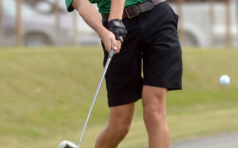 Kubasaki senior Bryce Tobin has gone back and forth with his Kadena upperclass counterpart Beau Black all season, and will battle him Tuesday at Kadena's Banyan Tree Golf Club in the Okinawa district championship.