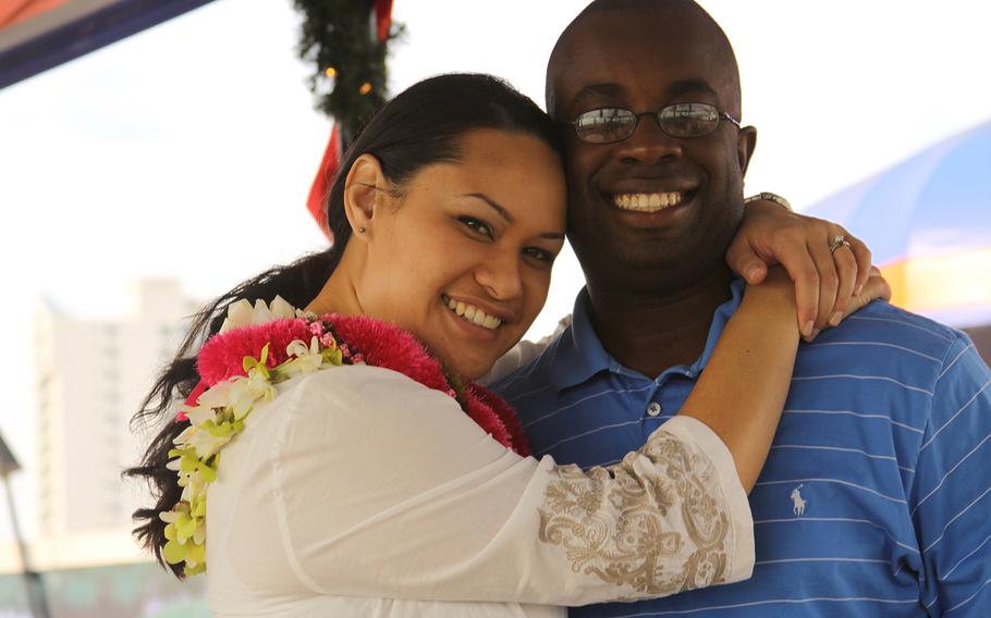 Rebekah Daniel and her husband Walt Daniel pose during happier times while living in Honolulu, Hawaii in 2009. Rebekah, known as Moani, died in childbirth at Naval Hospital Bremerton in Washington in March 2014.
