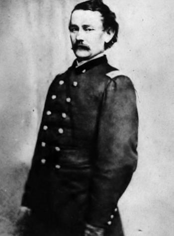 Col. Wickliffe Cooper, honored for gallantry at Shiloh, Corinth, Richmond and Chickamauga, was also a renowned drunk. After running out of whiskey at a Nebraska encampment in 1867, he shot himself in the head and widowed his  pregnant  wife.

Public Domain