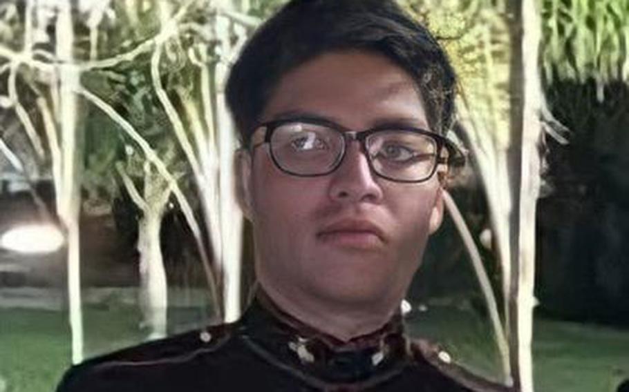 U.S. Marine Cpl. Humberto Sanchez was one of 13 military service members killed inside the Hamid Karzai International Airport in Kabul, Afghanistan, by a suicide bomber on Aug. 26. At least 170 Afghans also were killed.