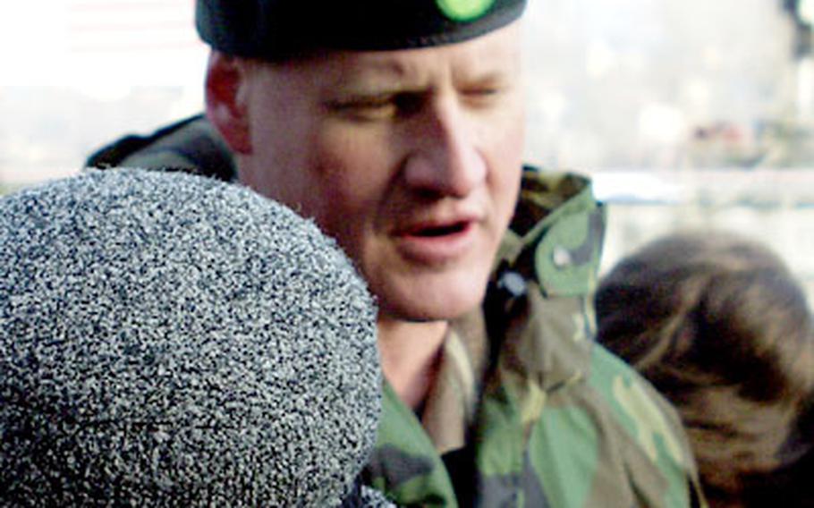 Army Maj. David Grosso commands the Georgia Train and Equip Program.