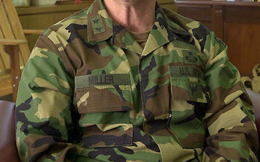 Maj. Gen. Thomas Miller, commander of the U.S. Army in Japan.
