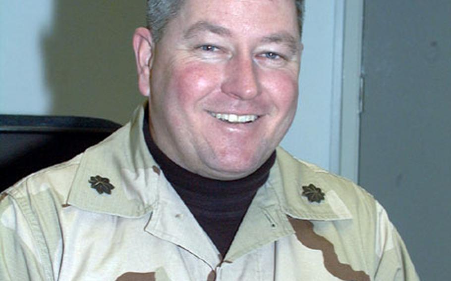 U.S. Air Force Lt. Col. Bill Lemenager of the 352nd Special Operations Group at RAF Mildenhall, England, was involved on the initial attack of the Gulf War 12 years ago. He retired from the Air Force on Friday.