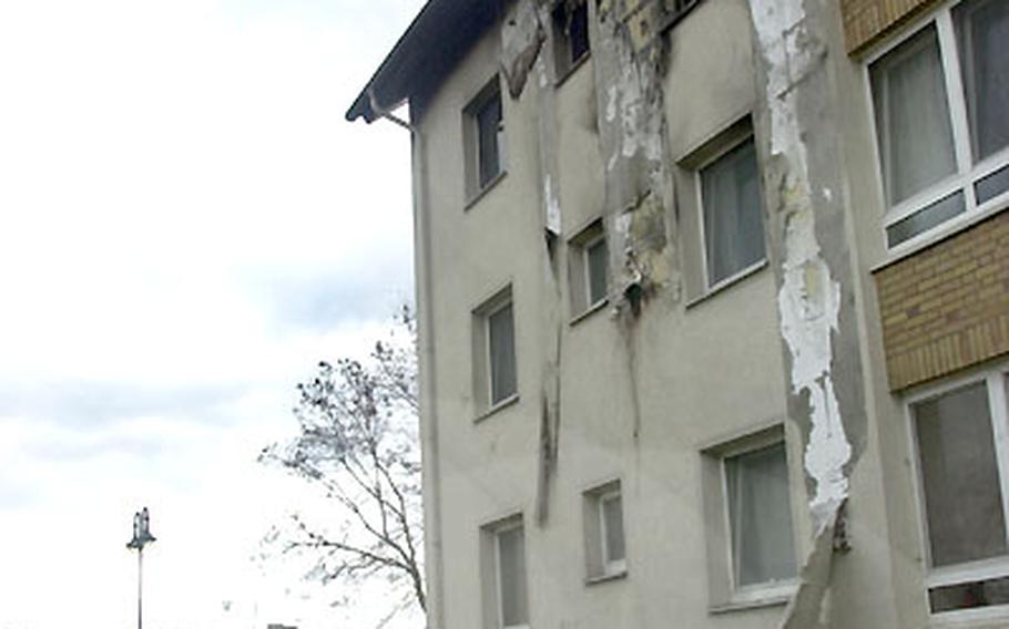 Residents of this Army housing building in Mannheim, Germany, where an apartment fire devastated one sergeant's home Monday night, say they've been complaining about faulty wiring for months.