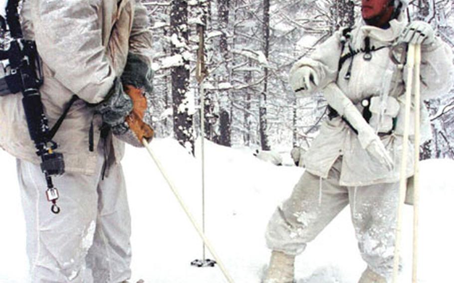 U.S. and Japanese troops, such as these who took part in North Wind 2000 field exercises, have begun North Wind bilateral exercises now under way in northern Japan.