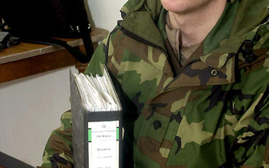 In the 16 months since he was assaulted, Tim Milke, now an E-5 in the Reserves, has collected a large binder of information in an effort to bring Pfc. James Butler Smith back into the Army. Milke says Smith assaulted him and wants Smith to face charges and pay some of Milke’s medical bills from the broken leg he suffered.