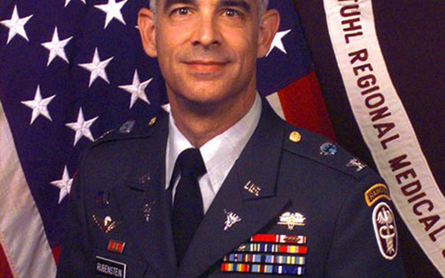 Col. David Rubenstein, commander of Landstuhl Regional Medical Center.