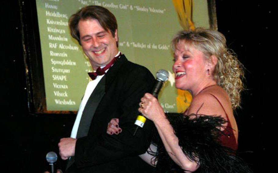 Andrew Culjak and Heather Powell strutting their stuff.