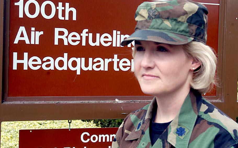 Lt. Col. Penny Bailey, director of staff for the 100th Air Refueling Wing at RAF Mildenhall, England, was at the Pentagon two years ago when it was attacked by terrorists.
