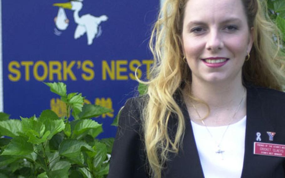 Cricket Claeys, Stork's Nest manager.