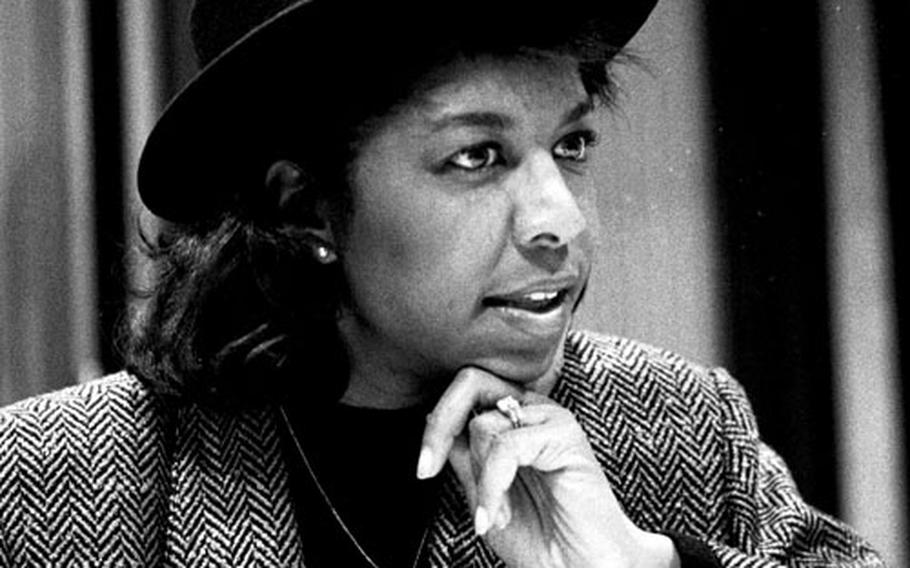 Natalie Cole, at Dortmund, Germany, in November, 1989.