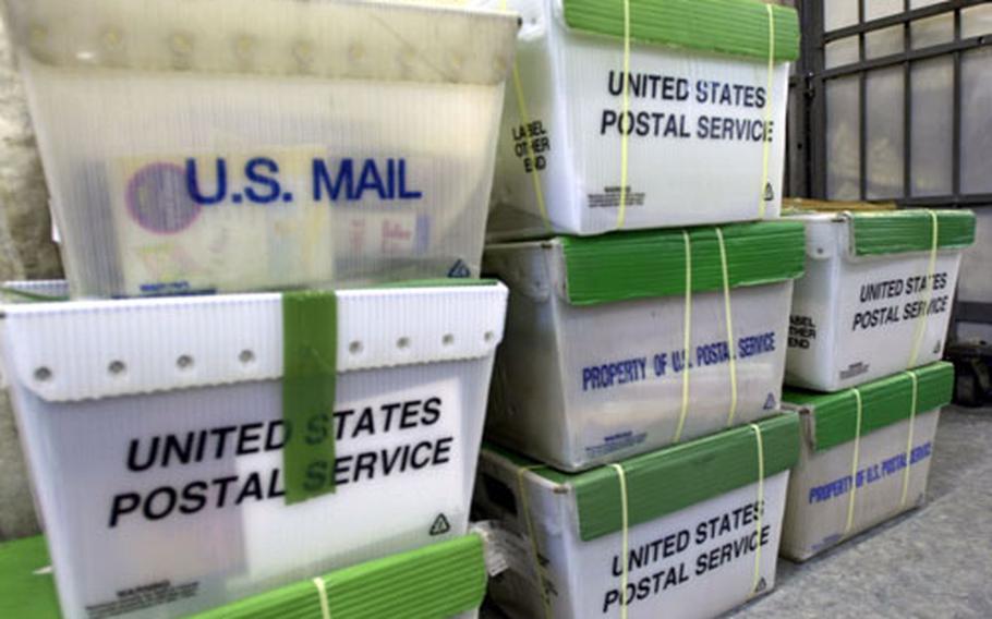 Some of the tens of thousands of letters, boxes and packages that come to South Korea daily aboard commercial and cargo flights.