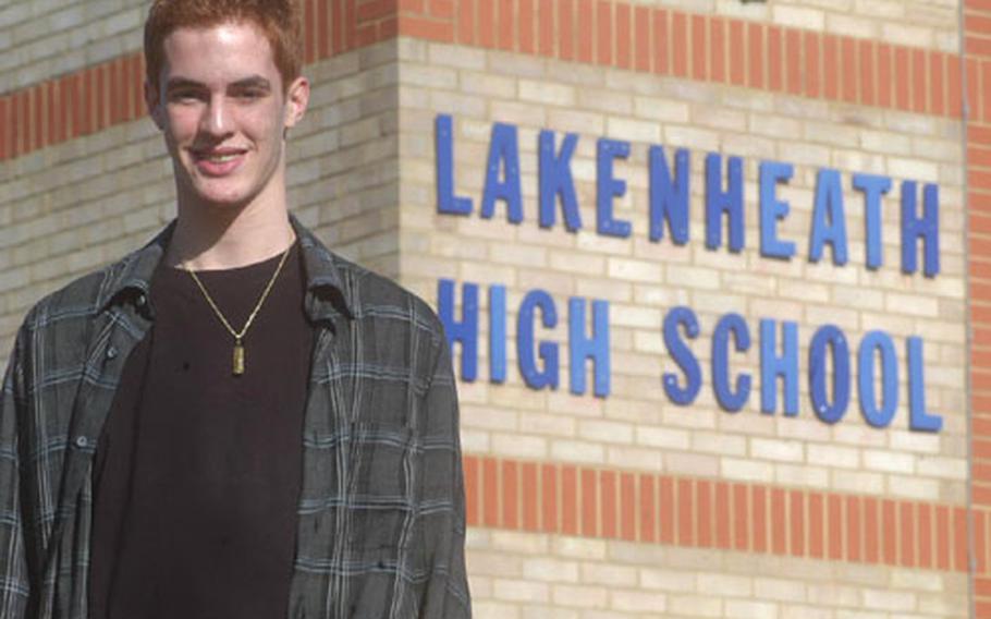 Mark Norsworthy, a junior at Lakenheath High School in England will attend the Research Science Institute at the Massachusetts Institute of Technology this summer.