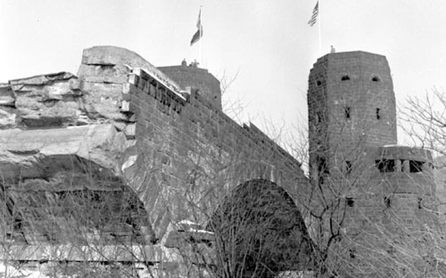 The Ludendorff Bridge in 1962.