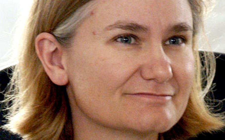 Lt. Col. Kristen Dolan, commander of the 332nd Expeditionary Air Control Squadron at Balad Air Base, Iraq, and the 603rd Air Control Squadron at Aviano Air Base, Italy.