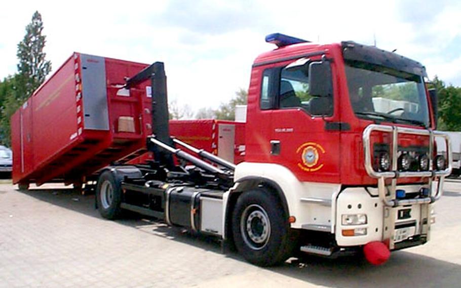 New tilt-hook trucks will modernize U.S. Army fire stations in Europe, providing them the flexibility to respond to different emergency situations.
