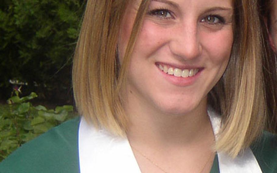 Ainslee Smith of George C. Marshall High School in Ankara, Turkey, is one of three scholarship winners.