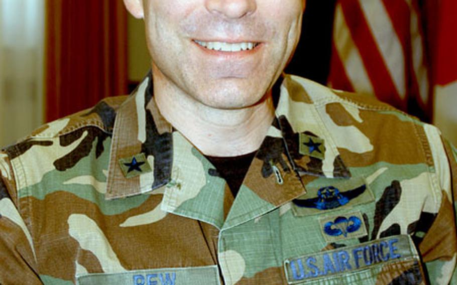 Brig. Gen. Bill Rew is the new 35th Fighter Wing and installation commander at Misawa Air Base, Japan.