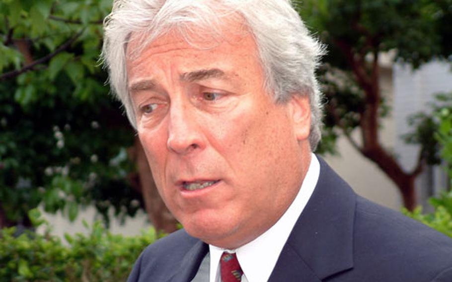Attorney Michael Griffith wants Congress to look into the use of GIs in Japanese prisons to make commercial products.