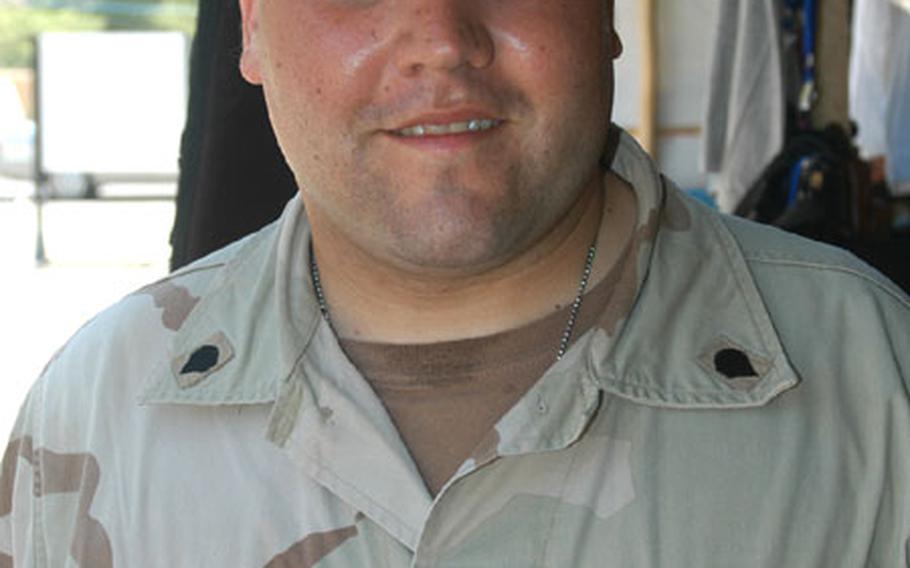 "Maybe they’ll see it as we’re conquerors," said Spc. Sixto Garcia of the 301st Military Police Brigade. "When we put the flag on the moon it basically said ‘We conquered the moon.’"