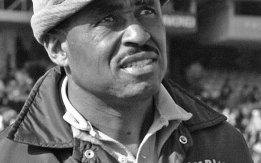 Grambling State coach Eddie Robinson.