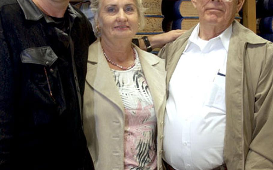 Norbert Alexiou, mother Hedwig Alexiou and father Theodore R. Moore were reunited after 43 years. Norbert Alexiou created the GI Kinder Charity, which hopes to reunite separated families.
