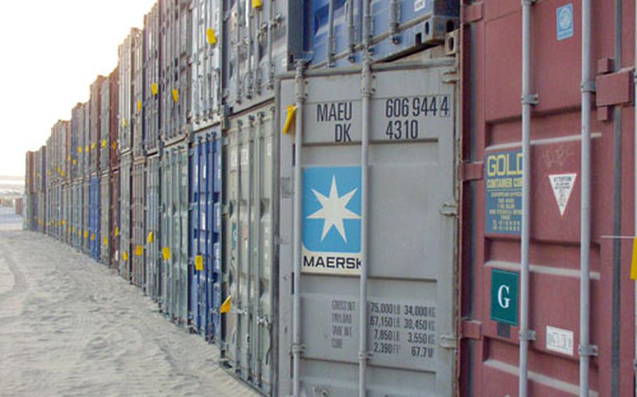 Inventory teams have counted nearly 18,000 containers at every base in Kuwait since Oct. 18.