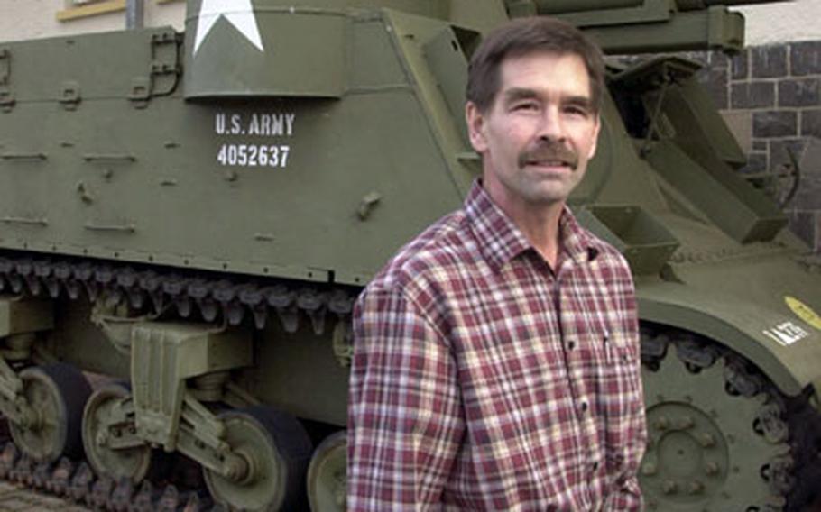 Steve Ruhnke is spending a lot of time around old tanks as he makes the transition from an exhibit specialist at the cavalry museum at Fort Riley, Kan., to head curator at the 1st Armored Division’s museum. But at Baumholder, the future is digital, Ruhnke says.