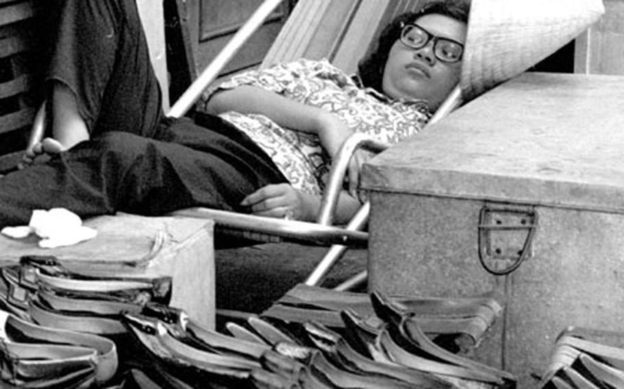 Siesta time in Saigon in April, 1970.