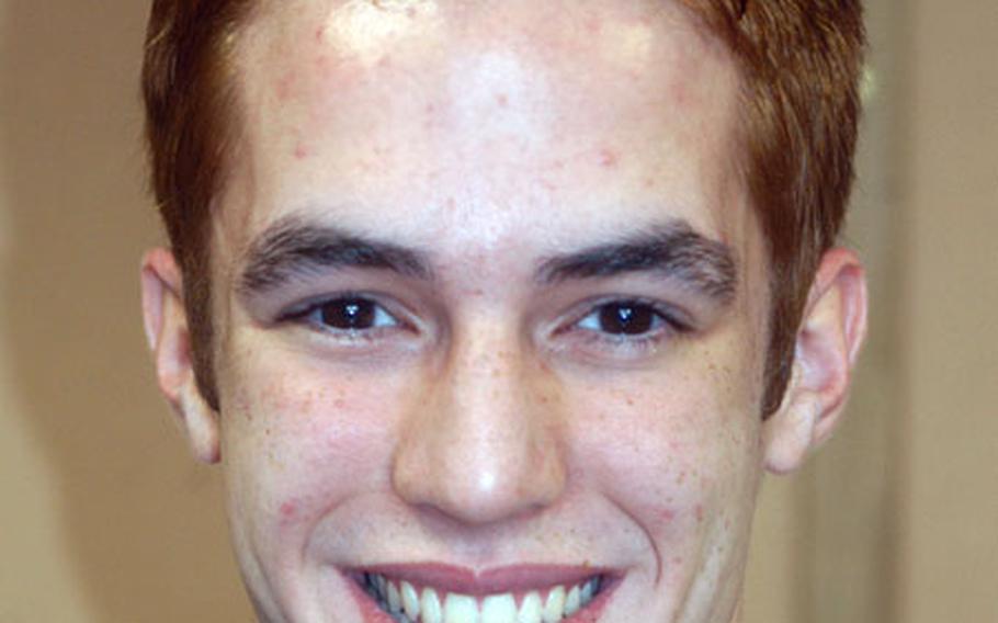 Mark Norsworthy, a senior at Lakenheath High School, RAF Lakenheath, England, will represent DODDS Europe in the U.S. Senate Youth Program.