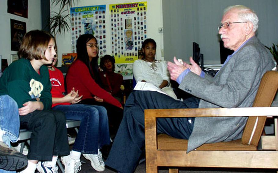 Earlier this school year, Strasburg shared his life and experiences with a fifth-grade class at Old Argonner Elementary School in Hanau, Germany.