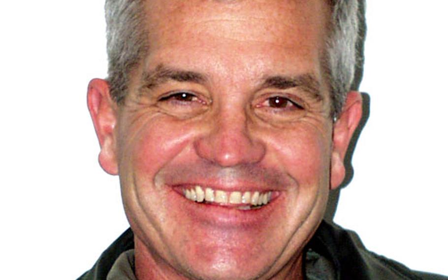 Navy Capt. Robert Lally, commander of Combined Task Force-67, based at Naval Air Station, Sigonella, Sicily.